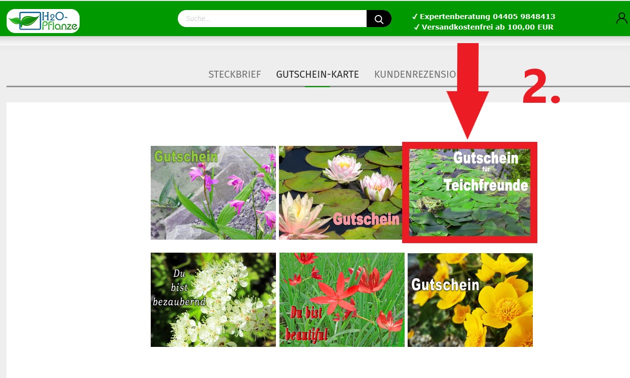 Gutschein Anleitung 3